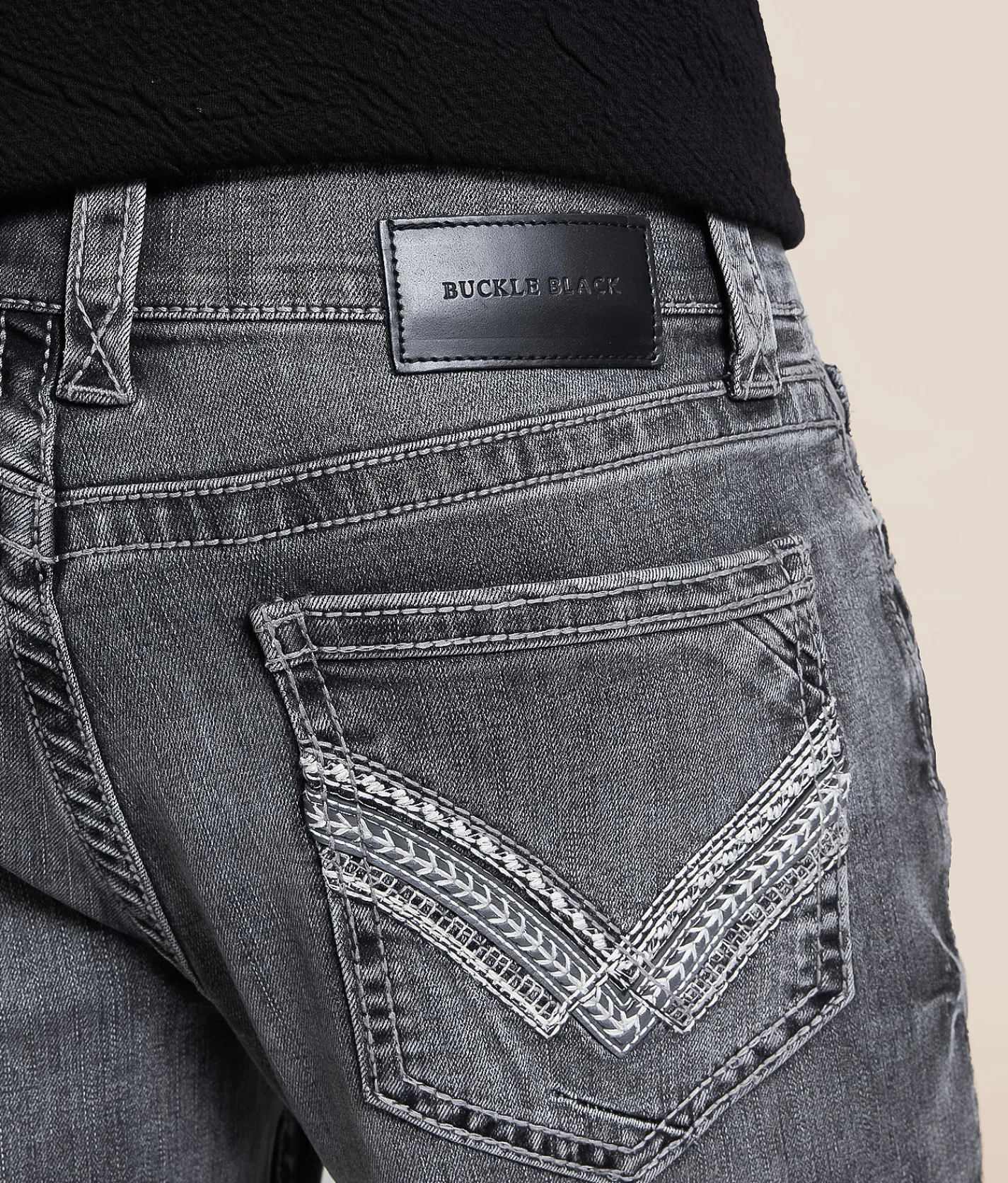 Buckle Black Nine Boot Stretch Jean Marengo Discount