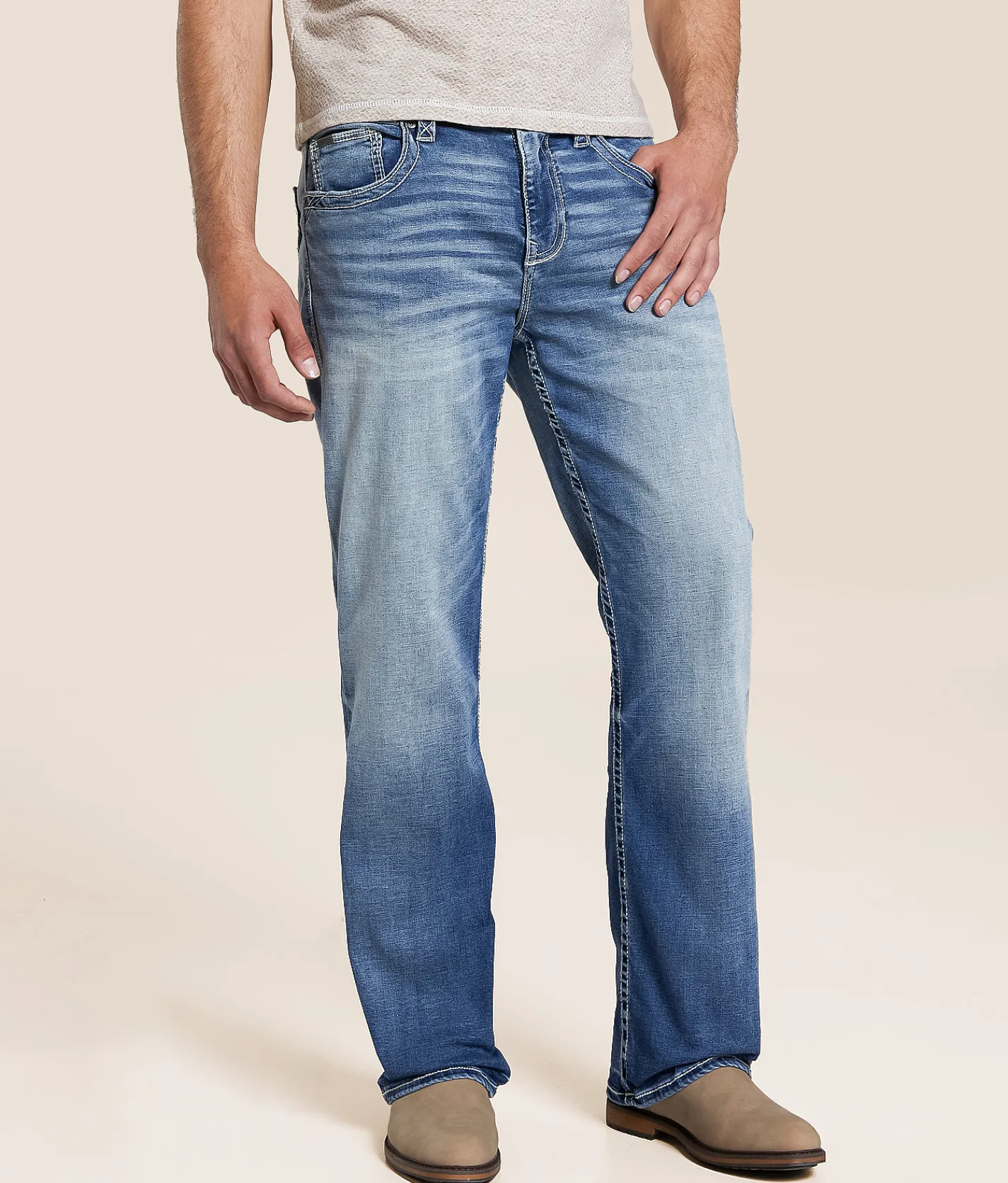 Buckle Black Nine Boot Stretch Jean Colo Clearance