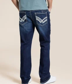 Bottoms | Buckle Black Nine Straight Stretch Jean Long Island