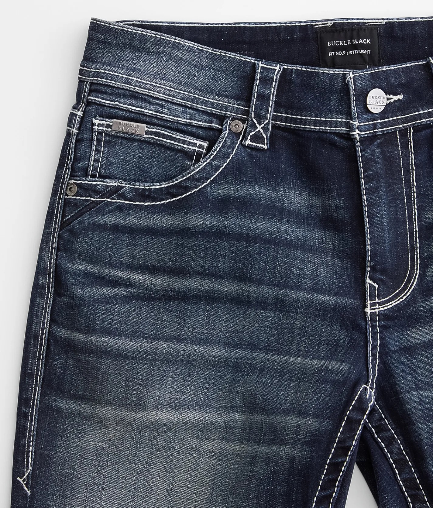 Buckle Black Nine Straight Stretch Jean Congo Outlet
