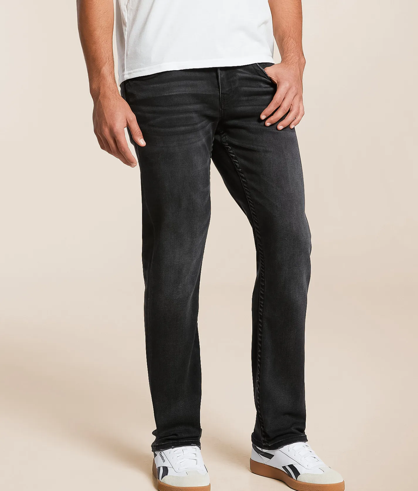 Buckle Black Nine Straight Stretch Jean Sag Harbor New