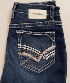 Bottoms|Buckle Black Jeans | Buckle Black Nine Straight Stretch Jean Cliffside