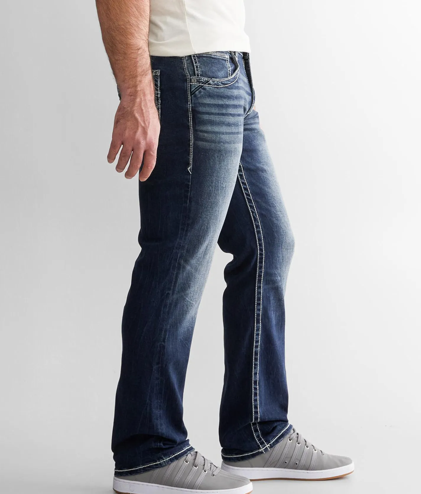Buckle Black Nine Straight Stretch Jean Calaque D'en Vau New