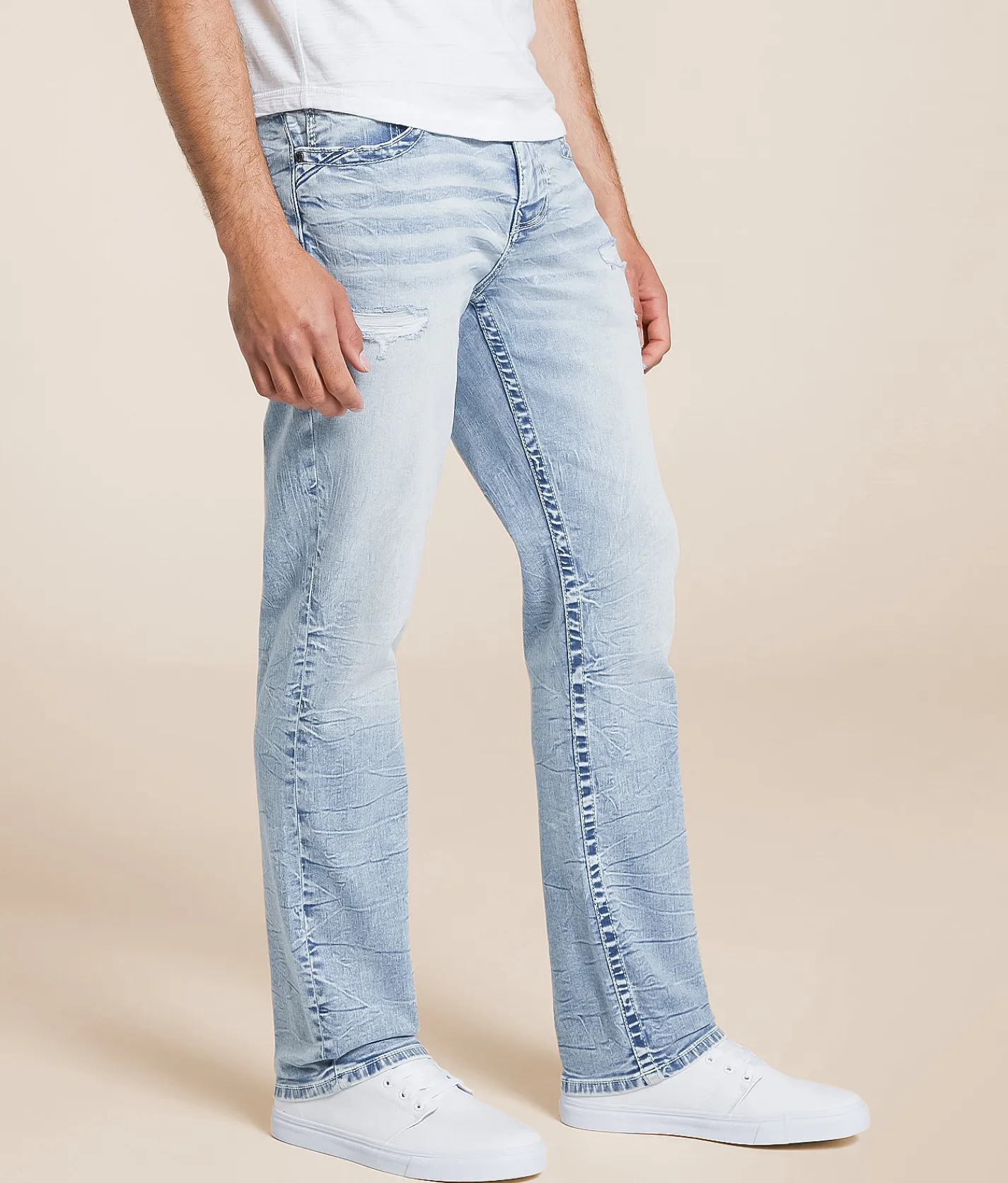 Buckle Black Nine Straight Stretch Jean Ozark Sale