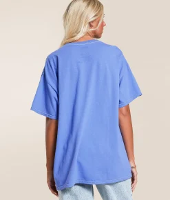 Merch Traffic Nirvana Oversized Band T-Shirt Cornflower Blue Online