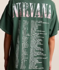 Tops | Merch Traffic Nirvana Oversized Band T-Shirt Ponderosa Pine
