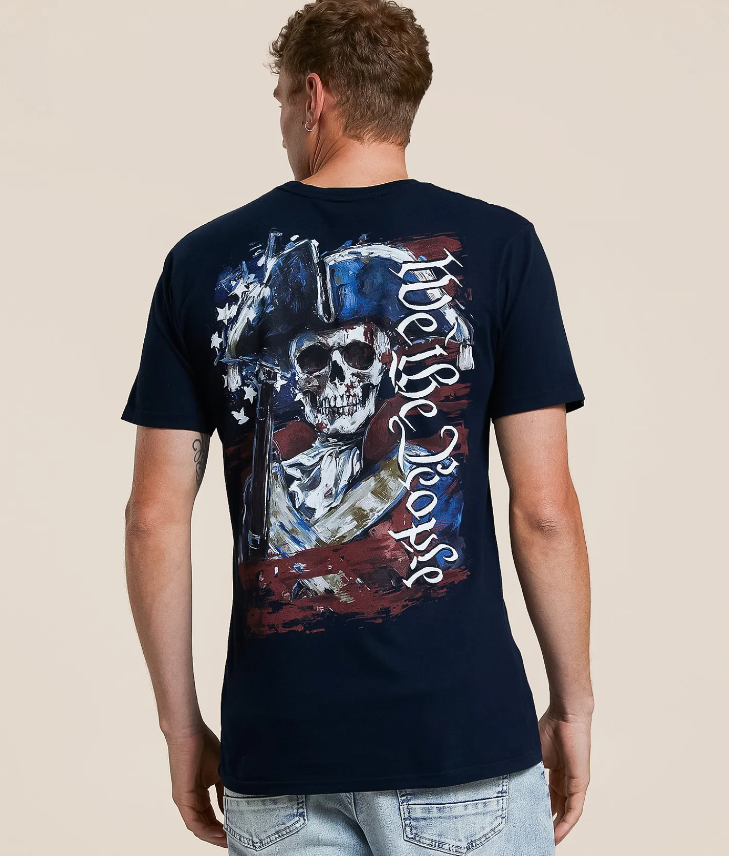 Tops|Graphic T-Shirts | Howitzer No Fear T-Shirt Obsidian