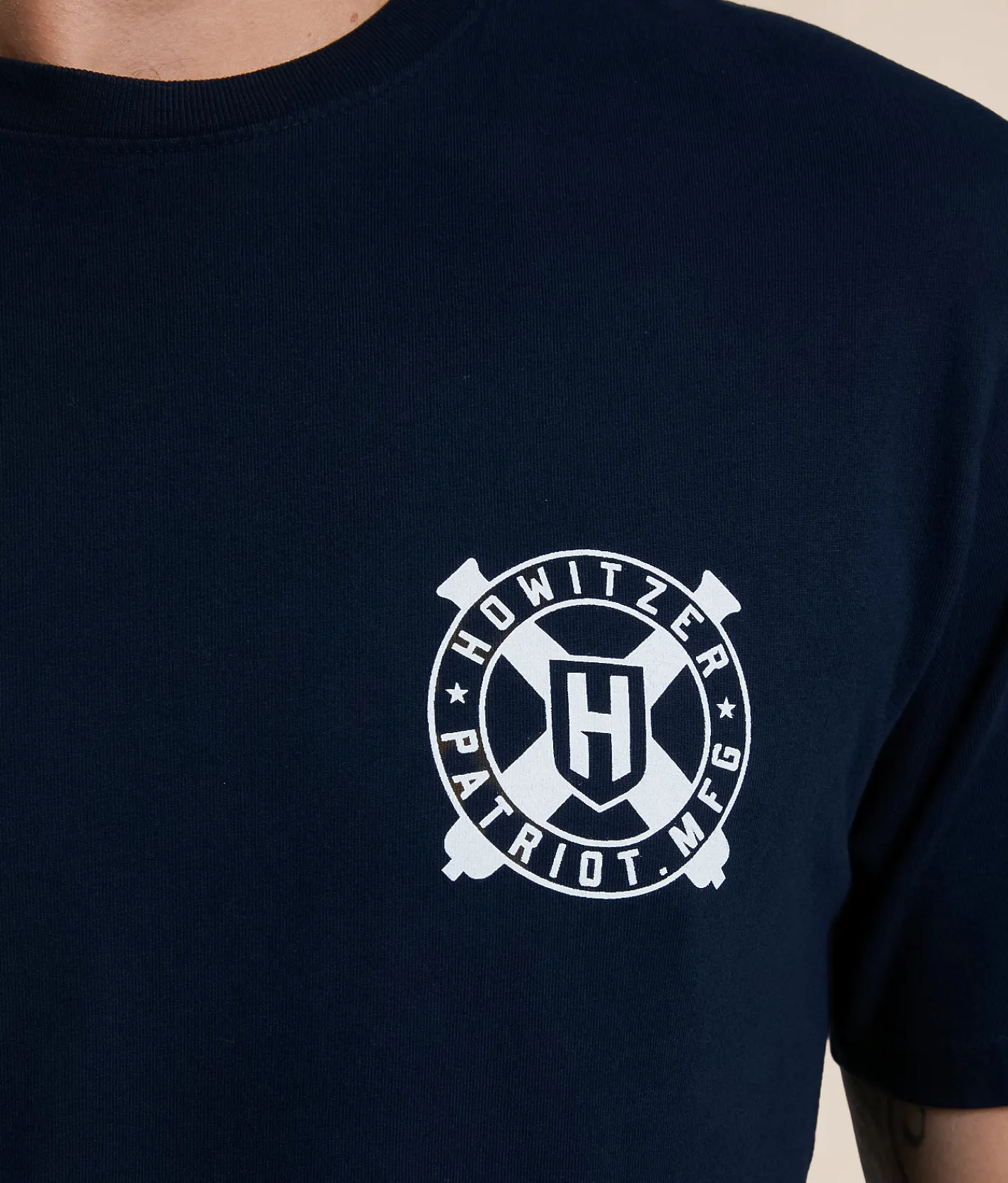 Tops|Graphic T-Shirts | Howitzer No Fear T-Shirt Obsidian