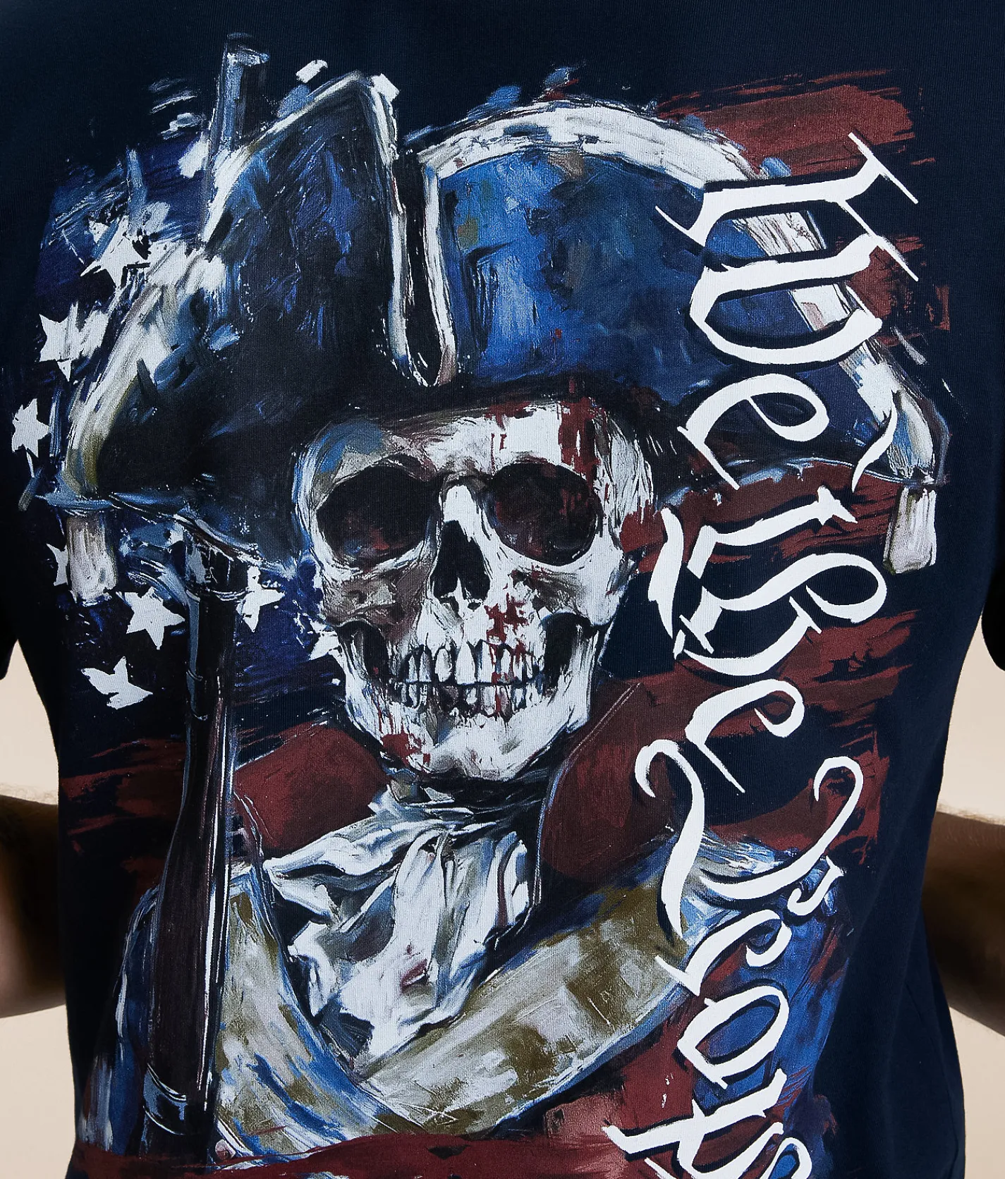 Tops|Graphic T-Shirts | Howitzer No Fear T-Shirt Obsidian
