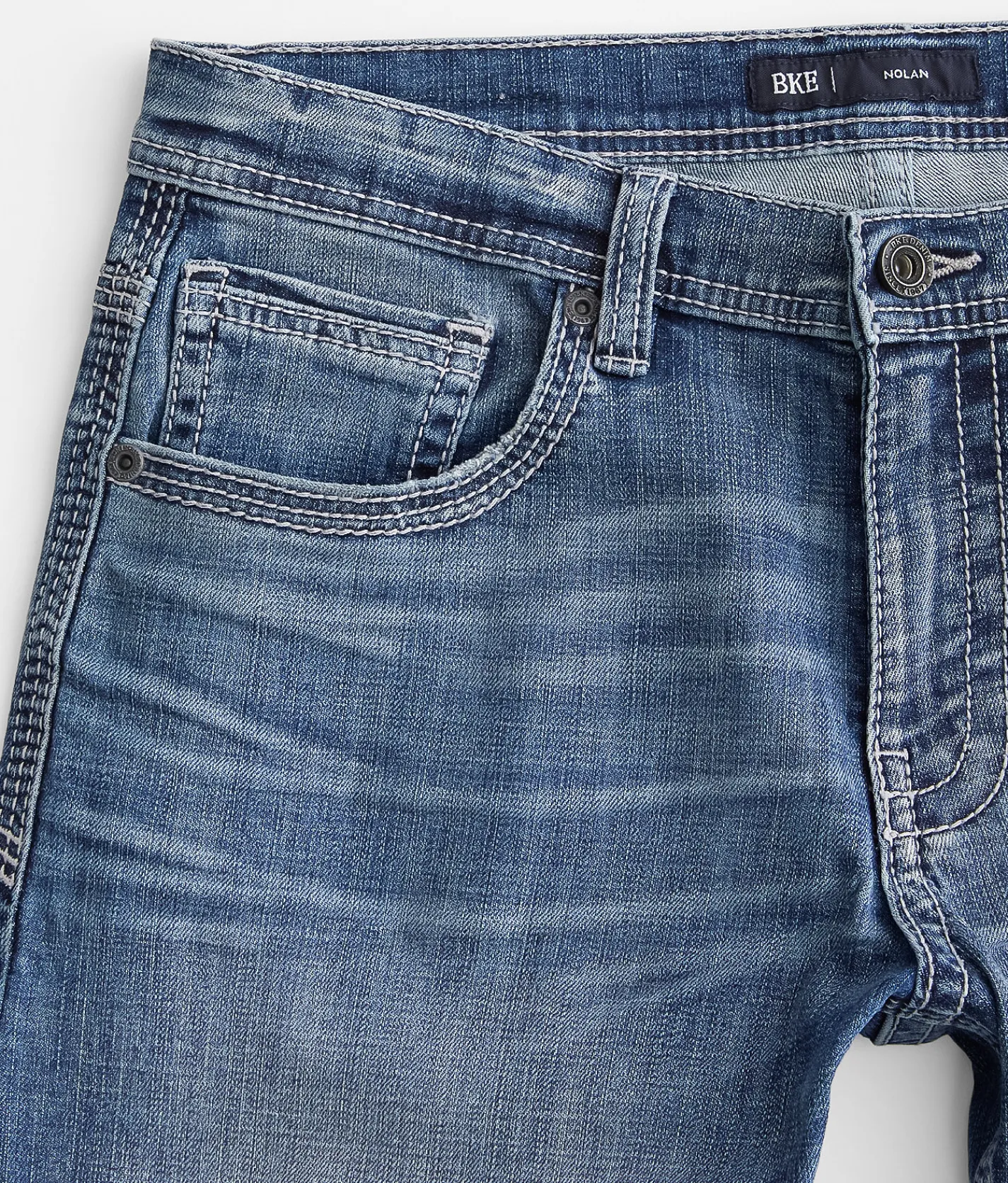 BKE Nolan Straight Stretch Jean Bazna