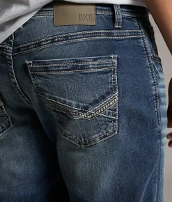 Bottoms | BKE Nolan Straight Stretch Jean Finley