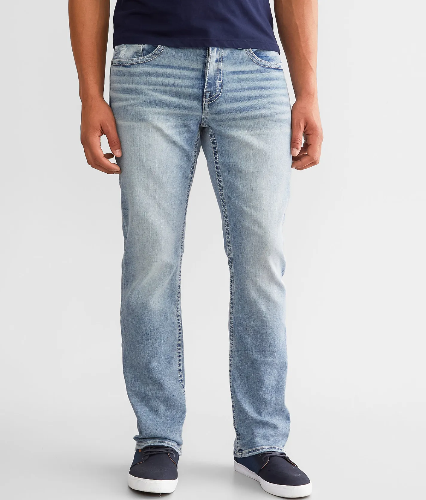 Sale Jeans|Bottoms | BKE Nolan Straight Stretch Jean Blythe