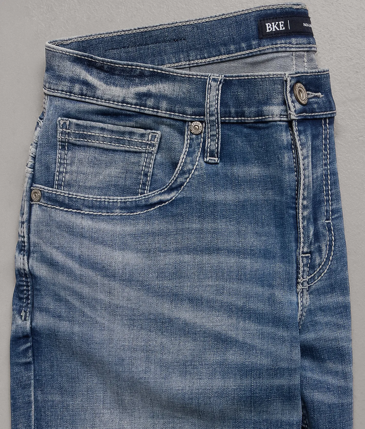 BKE Nolan Straight Stretch Jean Hollow Sale
