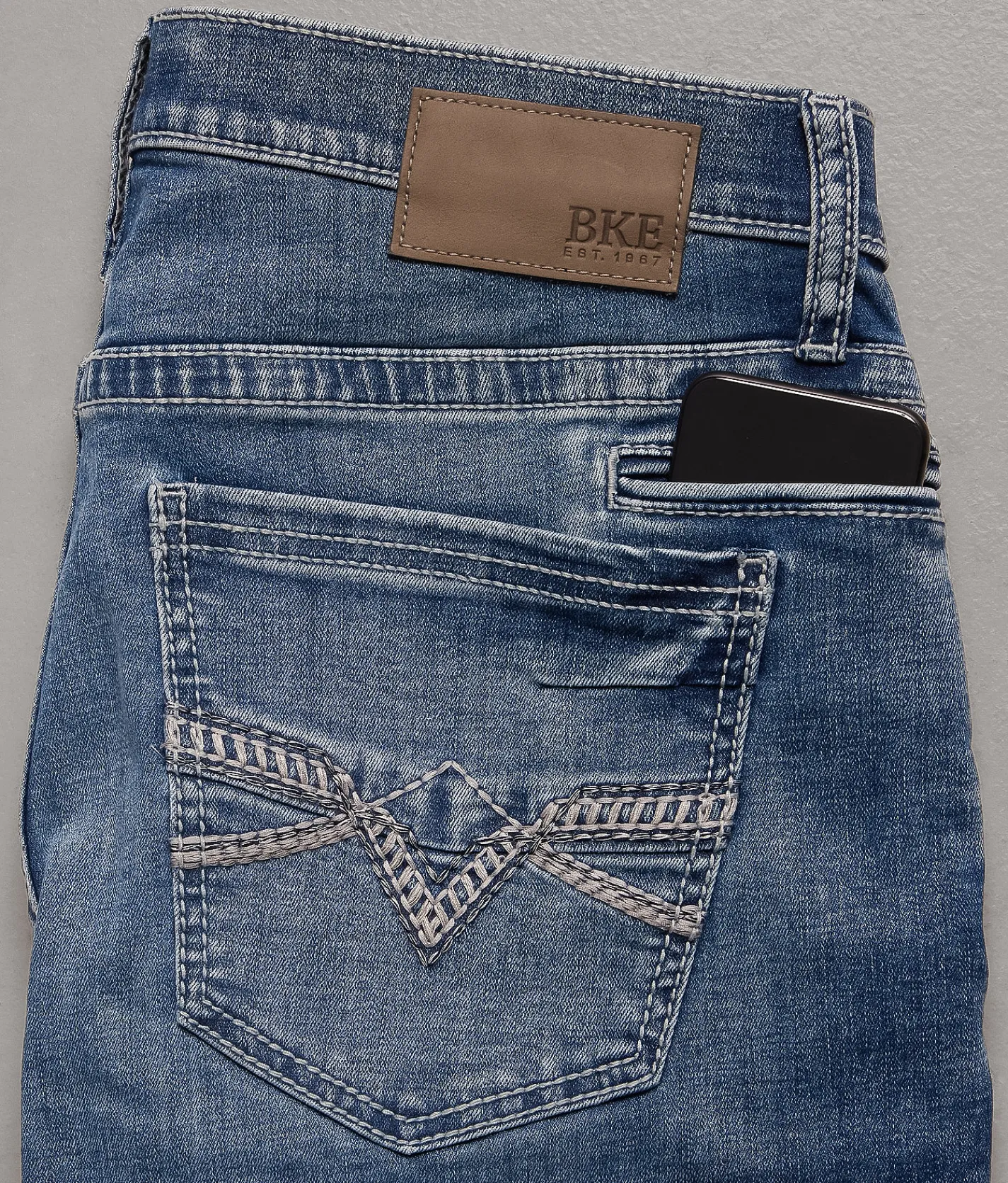 BKE Nolan Straight Stretch Jean Hollow Sale