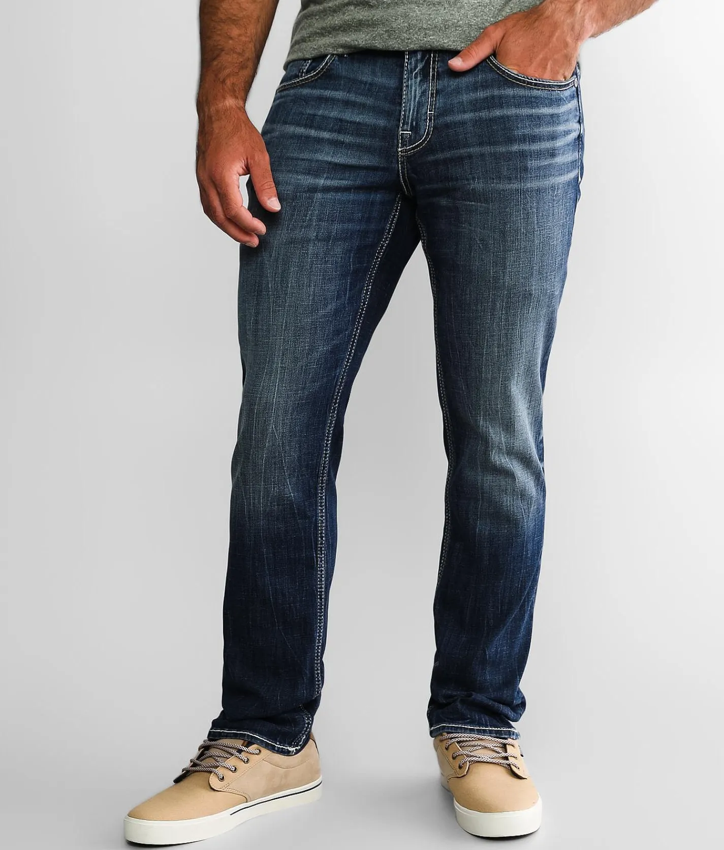 BKE Nolan Straight Stretch Jean Thayne New