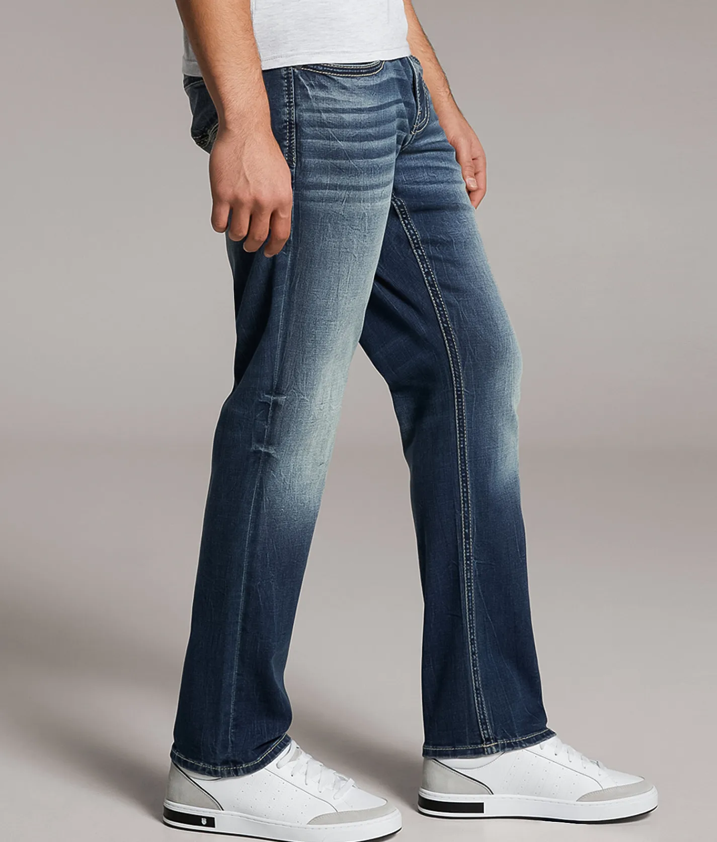 BKE Nolan Straight Stretch Jean Finley Discount
