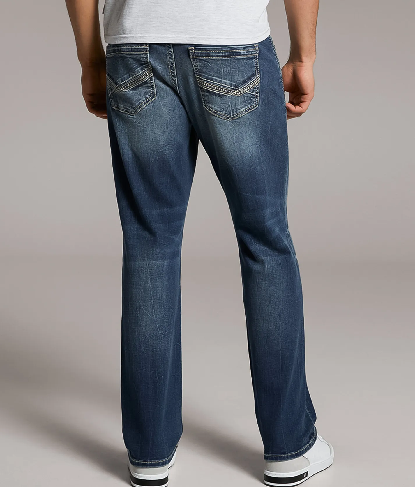 BKE Nolan Straight Stretch Jean Finley Discount