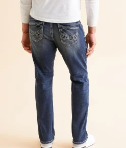BKE Nolan Straight Stretch Jean Peck Best