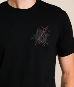 Sullen No Love Lost T-Shirt Jet Black New