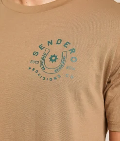 Sendero Provisions Co. No Luck T-Shirt Light Brown Online