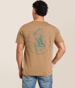 Sendero Provisions Co. No Luck T-Shirt Light Brown Online