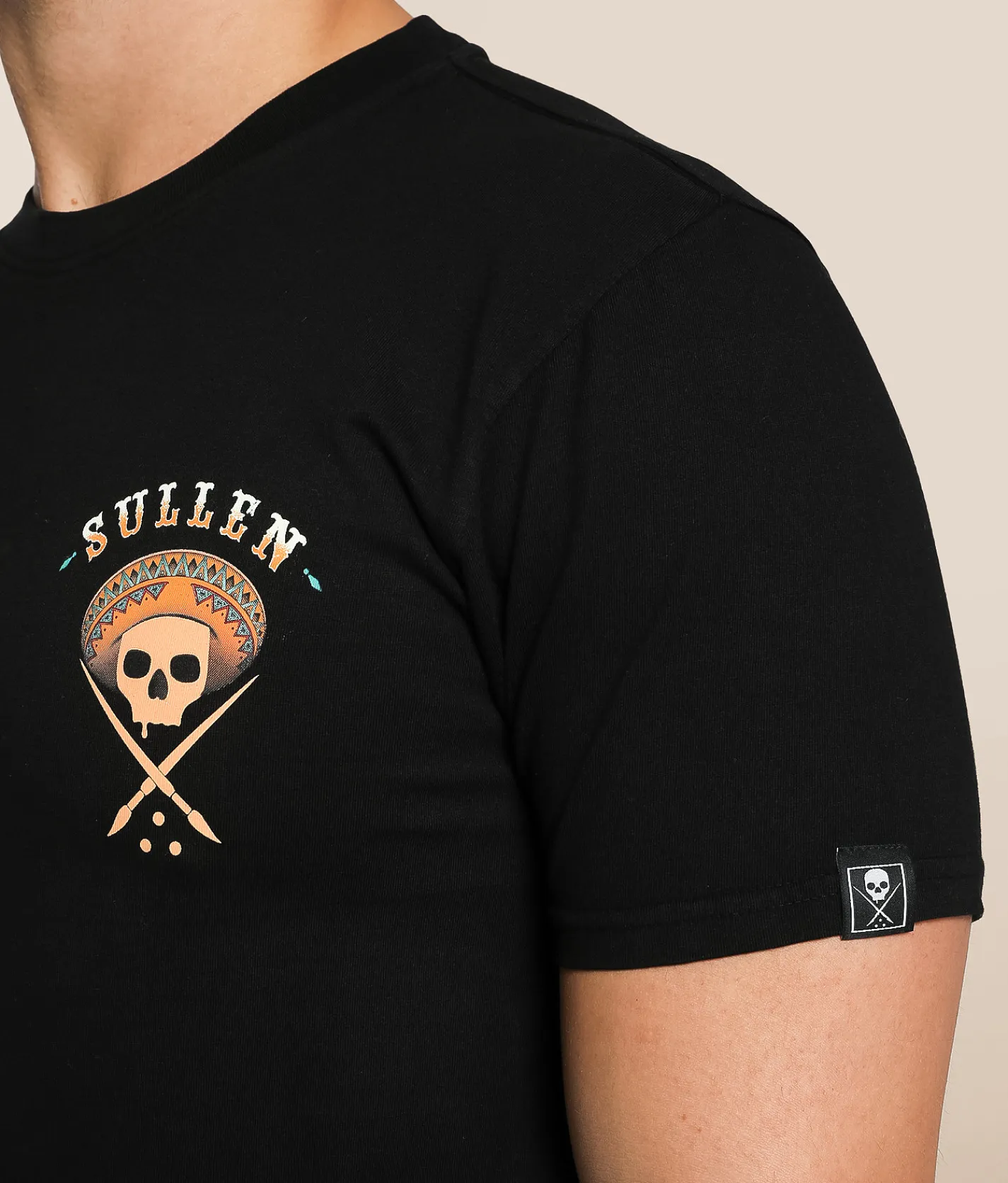 Graphic T-Shirts | Sullen Nopales T-Shirt Jet Black