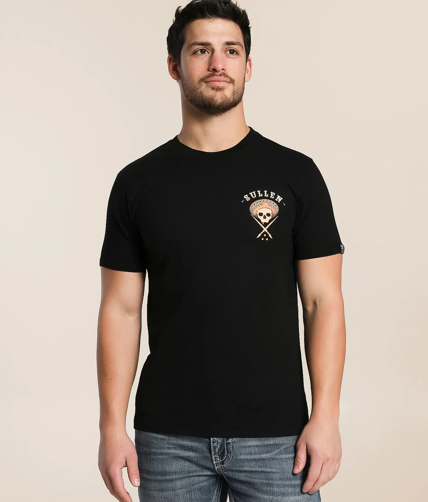 Graphic T-Shirts | Sullen Nopales T-Shirt Jet Black