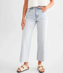 Jeans|Bottoms | HIDDEN Nori Cropped Wide Leg Stretch Jean Light