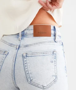 Jeans|Bottoms | HIDDEN Nori Cropped Wide Leg Stretch Jean Light