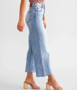 Jeans|Bottoms | HIDDEN Nori Cropped Wide Leg Stretch Jean Light