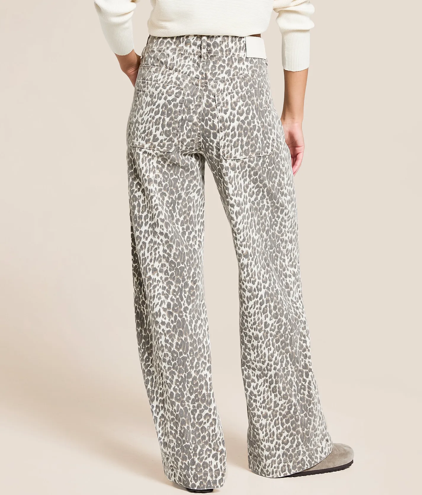 Jeans|Bottoms | HIDDEN Nori Wide Leg Stretch Jean Leopard