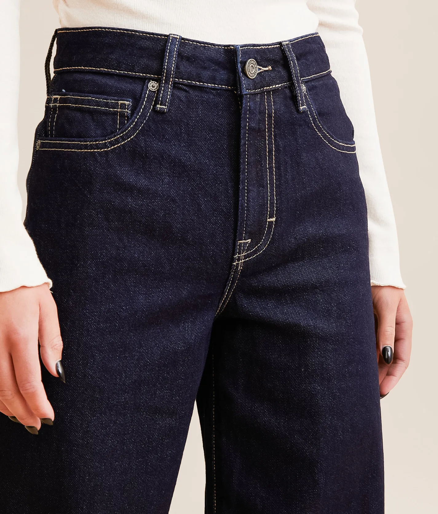 HIDDEN Nori Wide Leg Jean Rinse Clearance