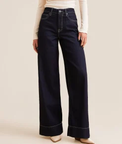 HIDDEN Nori Wide Leg Jean Rinse Clearance