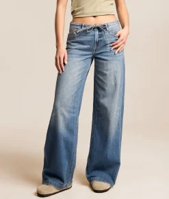HIDDEN Nori Wide Leg Jean Seal Rocks Clearance