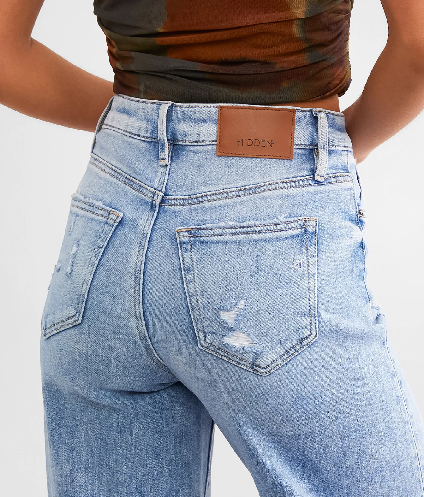 Jeans|Bottoms | HIDDEN Nori Wide Leg Stretch Jean Light