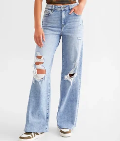 Jeans|Bottoms | HIDDEN Nori Wide Leg Stretch Jean Light