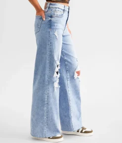 Jeans|Bottoms | HIDDEN Nori Wide Leg Stretch Jean Light