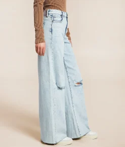 HIDDEN Nori Wide Leg Stretch Jean Light New