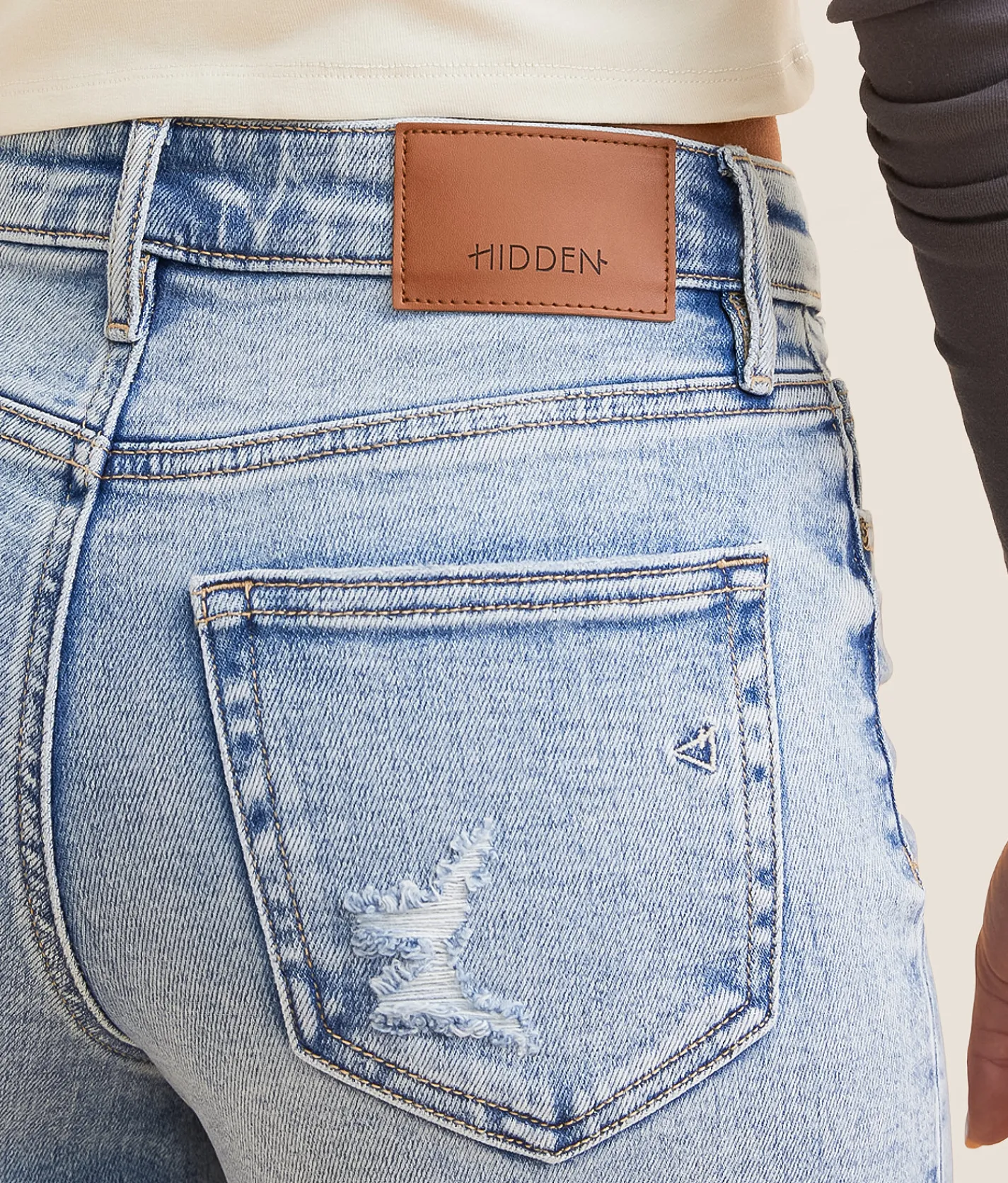 Jeans|Bottoms | HIDDEN Nori Wide Leg Stretch Jean Light