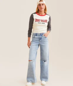 Jeans|Bottoms | HIDDEN Nori Wide Leg Stretch Jean Light
