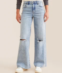 Jeans|Bottoms | HIDDEN Nori Wide Leg Stretch Jean Light