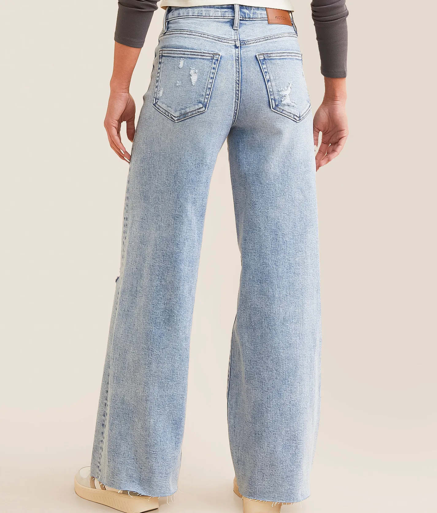 Jeans|Bottoms | HIDDEN Nori Wide Leg Stretch Jean Light