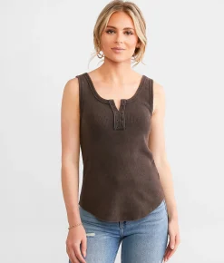 New In Notched Tank Top White Discount
