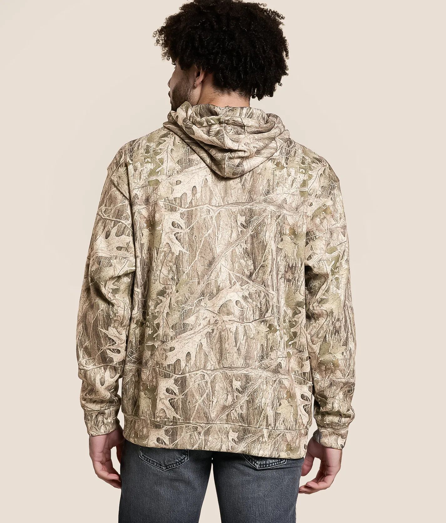 Tops | Howitzer Not Free Camo Hooded Sweatshirt Moonbeam