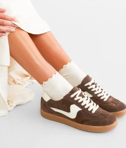 Dolce Vita Notice Leather Sneaker Petal Pink Outlet