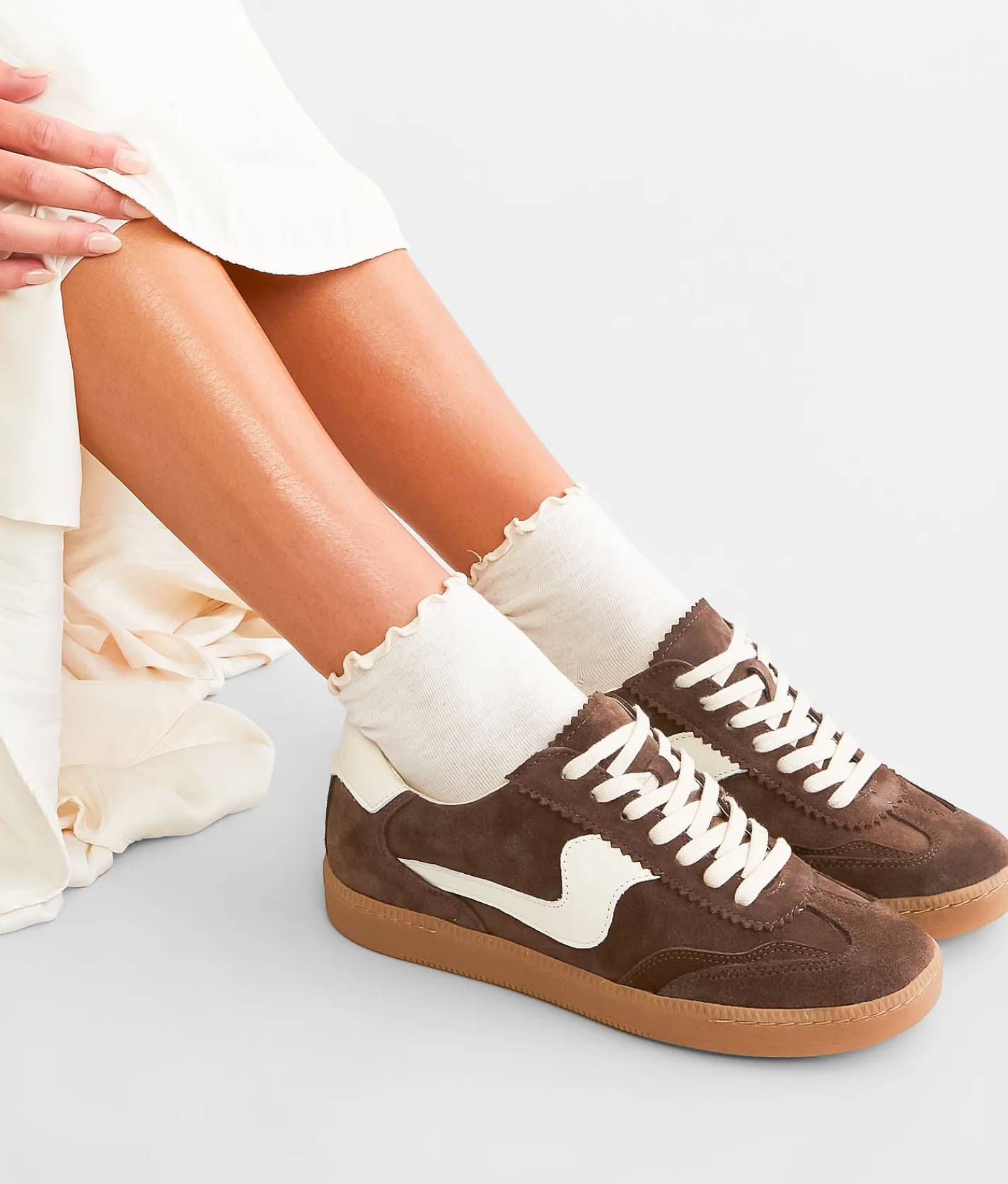 Dolce Vita Notice Leather Sneaker Petal Pink Outlet