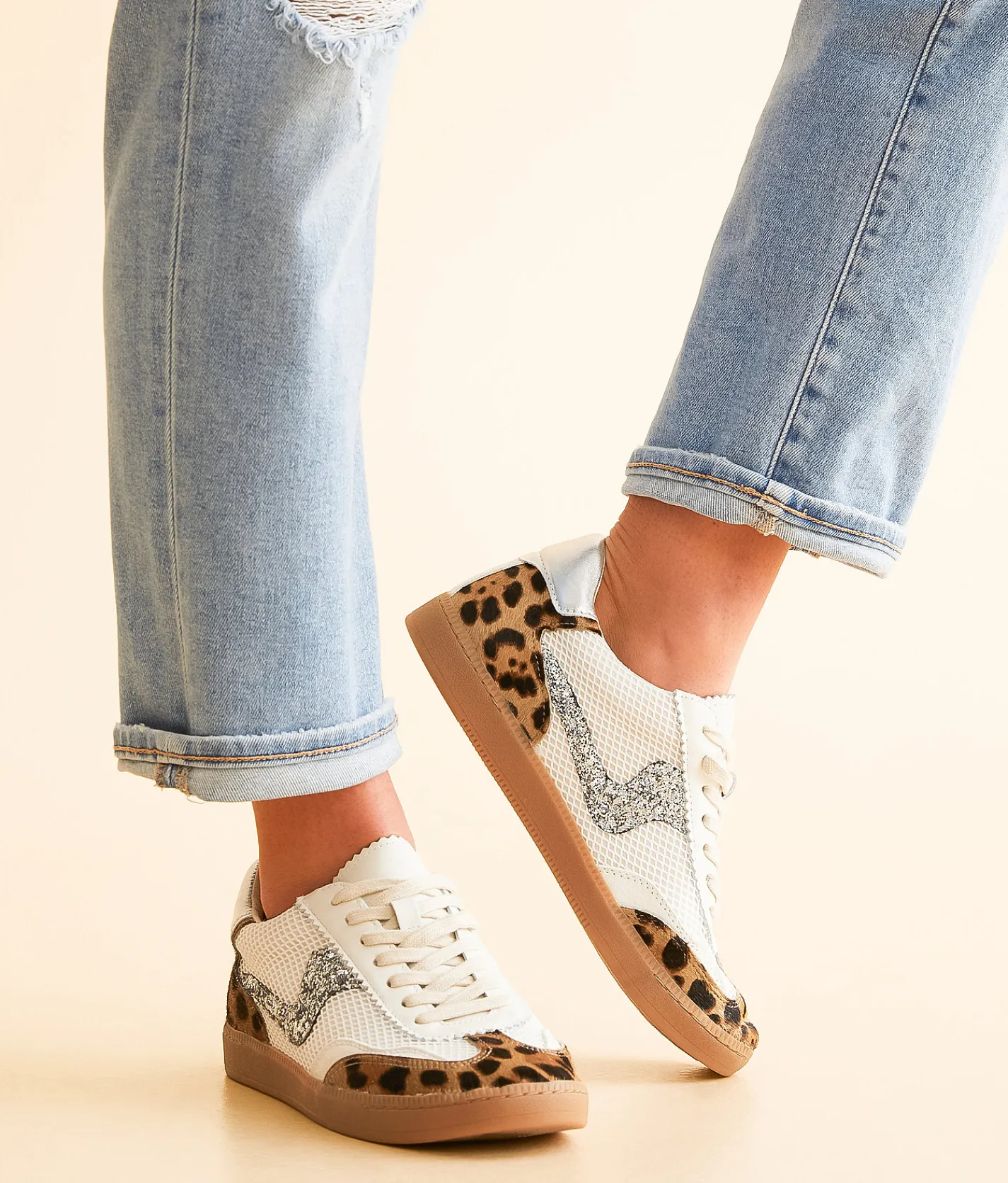 Shoes | Dolce Vita Notice Leopard Leather Sneaker Leopard Multi Calf