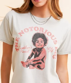 Merch Traffic Notorious B.I.G. Baby T-Shirt White New