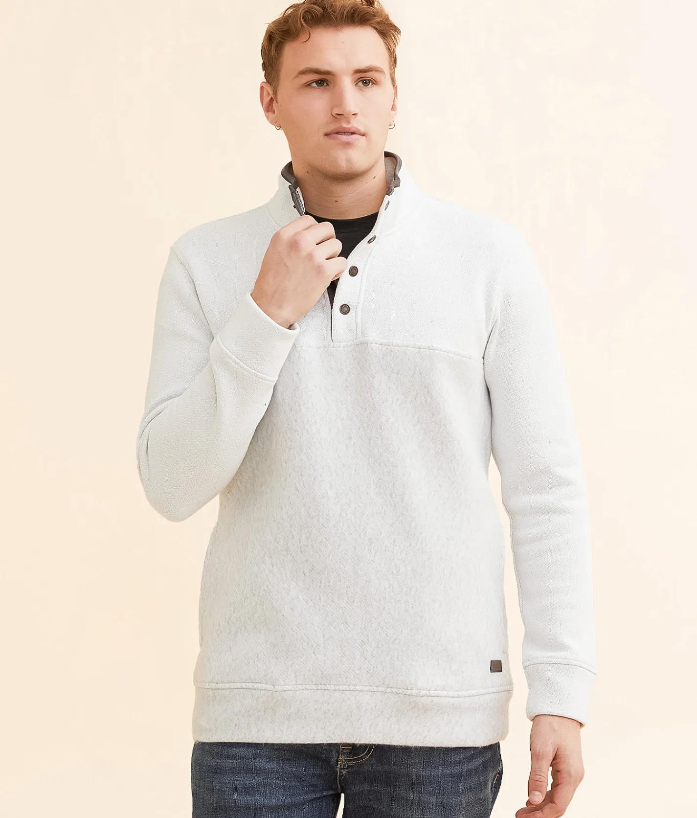 Outpost Makers Noxville Quarter Snap Pullover Volcanic Ash Outlet
