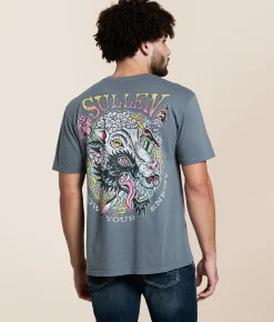 Tops|Graphic T-Shirts | Sullen No Your Enemy T-Shirt Dark Slate Blue